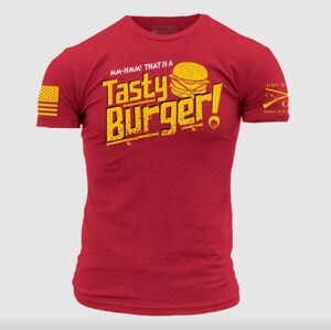Men's Grunt Style XL Tasty Burger Red NIP